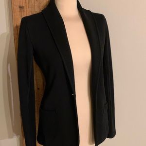 Black jersey blazer